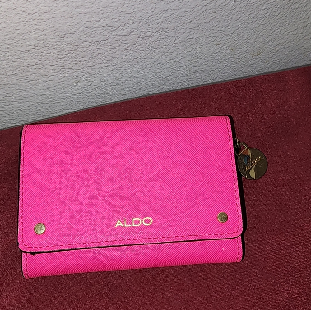 Aldo Hot Pink Wallet & Coin